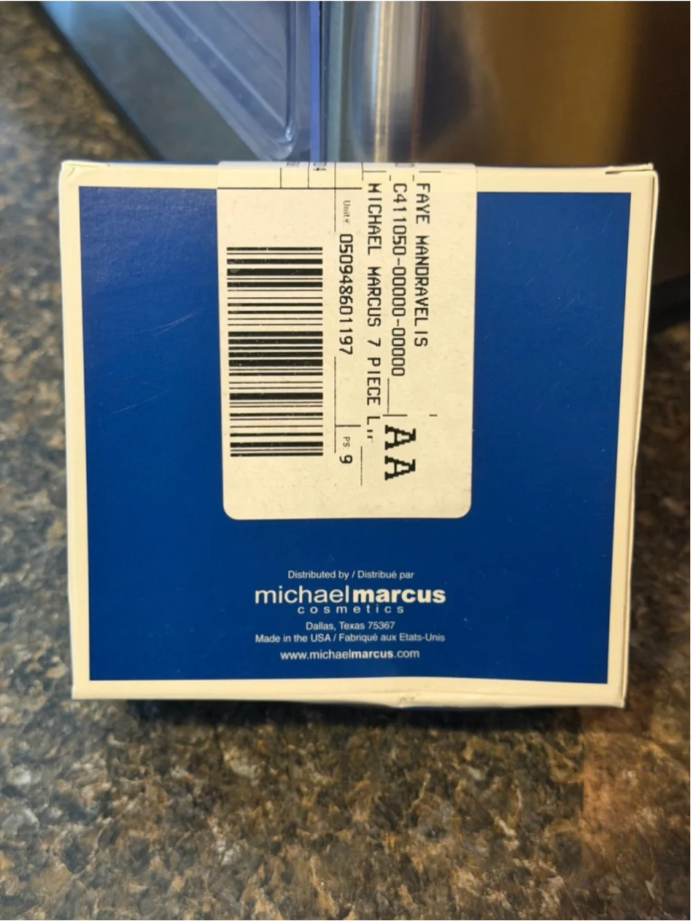 Michael Marcus Cosmetics 7 Piece Lip Kit NEW in Box